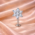 Silver colour Upper Helix ( BUGADI ) studs- 1pc