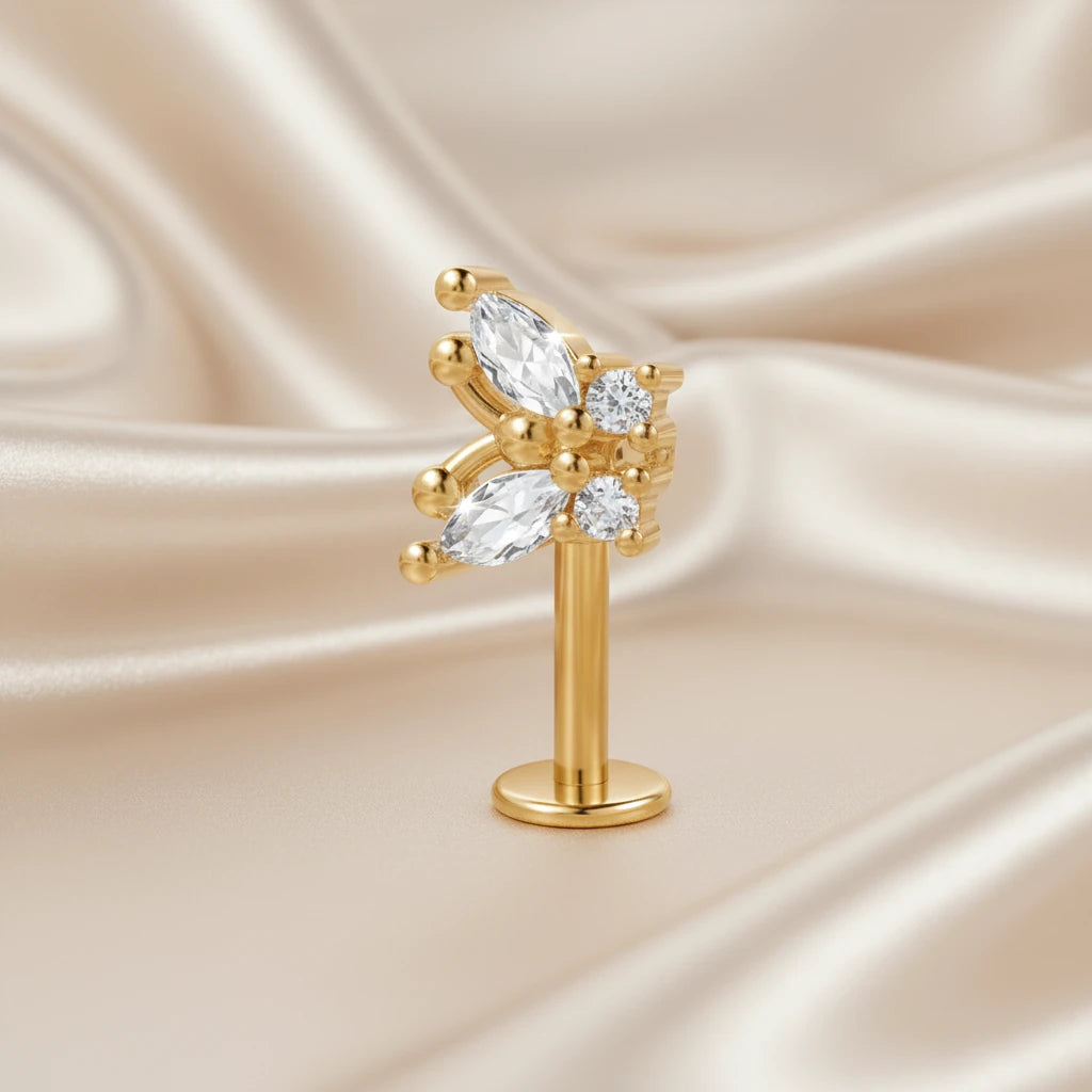 Butterfly Upper Helix ( BUGADI ) studs- 1pc