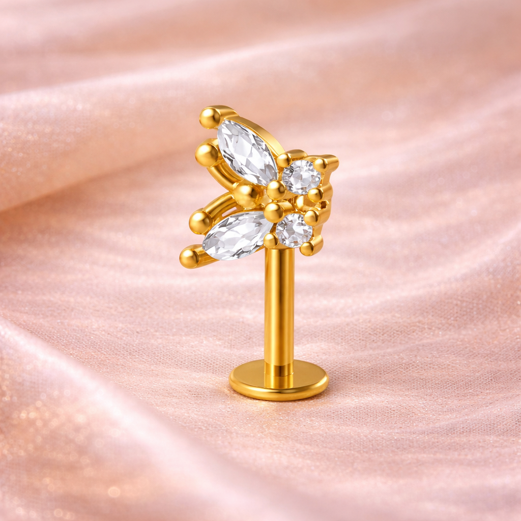 Butterfly Upper Helix ( BUGADI ) studs- 1pc