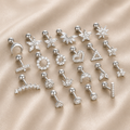 Surgical Steel Luna Crescent Stud - PAIR