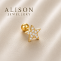 Surgical Steel Stella Crystal Star Stud - PAIR