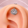 Silver Colour Upper Helix (BUGADI) - 14G(1 Piece)
