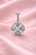 Silver Colour Upper Helix (BUGADI) - 14G(1 Piece)