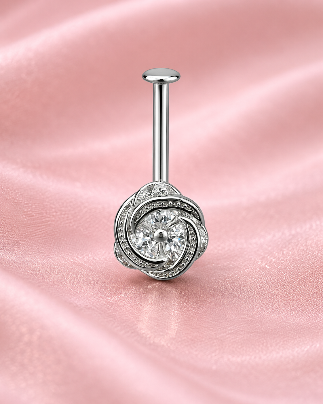 Silver Colour Upper Helix (BUGADI) - 14G(1 Piece)